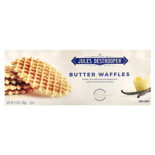 <img alt="Jules Destrooper, Butter Waffles, 3.5 oz (100 g)" title="Jules Destrooper, Butter Waffles, 3.5 oz (100 g),749880111252"