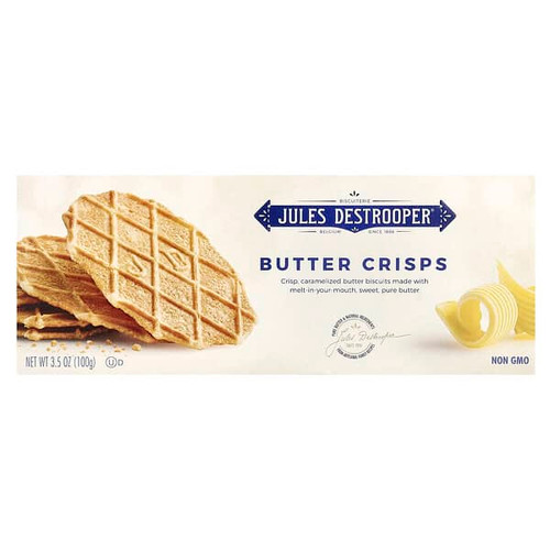 <img alt="Jules Destrooper, Butter Crisps Cookies, 3.5 oz (100 g)" title="Jules Destrooper, Butter Crisps Cookies, 3.5 oz (100 g),749880110798"