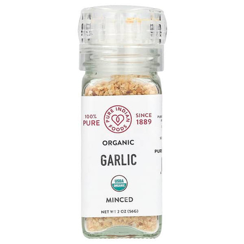 <img alt="Pure Indian Foods, Organic Garlic, Minced, 2 oz (56 g)" title="Pure Indian Foods, Organic Garlic, Minced, 2 oz (56 g),850013619566"