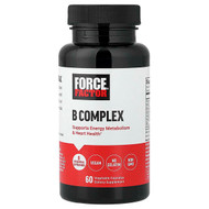 <img alt="Force Factor, B Complex, 60 Vegetable Capsules" title="Force Factor, B Complex, 60 Vegetable Capsules,810126660237"