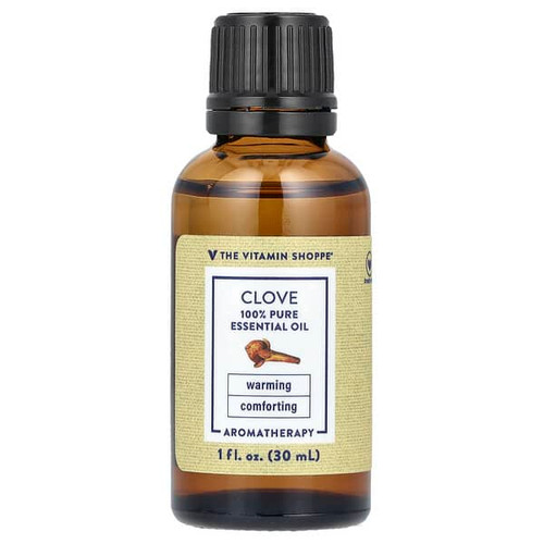 <img alt="The Vitamin Shoppe, 100% Pure Essential Oil, Clove, 1 fl oz (30 ml)" title="The Vitamin Shoppe, 100% Pure Essential Oil, Clove, 1 fl oz (30 ml),766536039333"