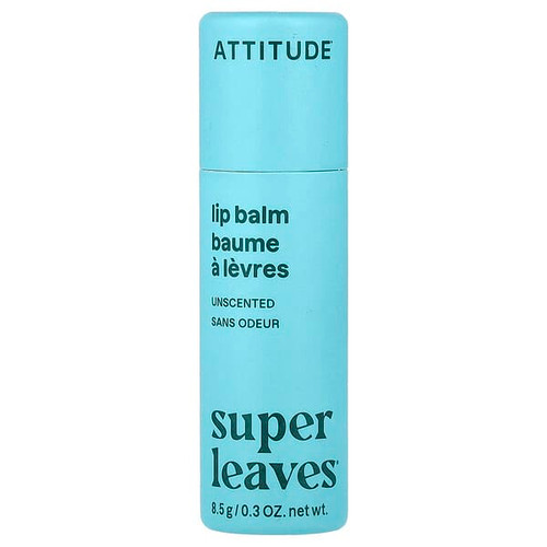 <img alt="ATTITUDE, Super Leaves, Lip Balm, Unscented, 0.3 oz (8.5 g)" title="ATTITUDE, Super Leaves, Lip Balm, Unscented, 0.3 oz (8.5 g),626232119848"
