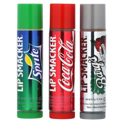 <img alt="Lip Smacker, Coca Cola, Lip Balm, Trio Pack  , 3 Pack, 0.14 oz (4 g) Each" title="Lip Smacker, Coca Cola, Lip Balm, Trio Pack  , 3 Pack, 0.14 oz (4 g) Each,050051313369"