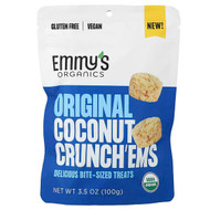 <img alt="Emmys Organic Cookies, Original Coconut Crunchems, 3.5 oz (100 g)" title="Emmys Organic Cookies, Original Coconut Crunchems, 3.5 oz (100 g),850711006521"