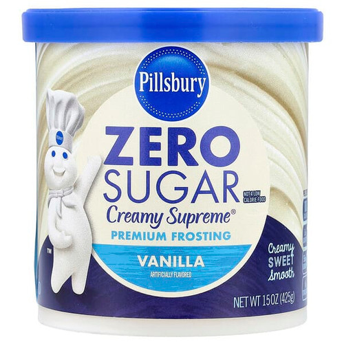 <img alt="Pillsbury, Zero Sugar, Premium Frosting, Vanilla, 15 oz (425 g)" title="Pillsbury, Zero Sugar, Premium Frosting, Vanilla, 15 oz (425 g),013300553008"