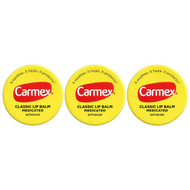 <img alt="Carmex, Classic Lip Balm, Medicated, 3 Jars, 0.25 oz (7.5 g) Each" title="Carmex, Classic Lip Balm, Medicated, 3 Jars, 0.25 oz (7.5 g) Each,083078003739"