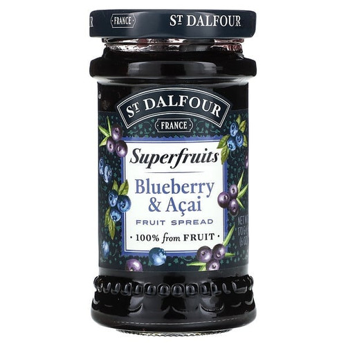 <img alt="St. Dalfour, Superfruits, Fruit Spread, Blueberry & Acai , 6 oz (170 g)" title="St. Dalfour, Superfruits, Fruit Spread, Blueberry & Acai , 6 oz (170 g),810019371332"