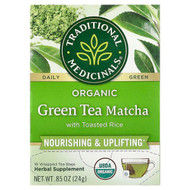 <img alt="Traditional Meds, Organic Green Tea Matcha with Toasted Rice, 16 Wrapped Tea Bags, 0.85 oz (24 g)" title="Traditional Meds, Organic Green Tea Matcha with Toasted Rice, 16 Wrapped Tea Bags, 0.85 oz (24 g),032917002952"