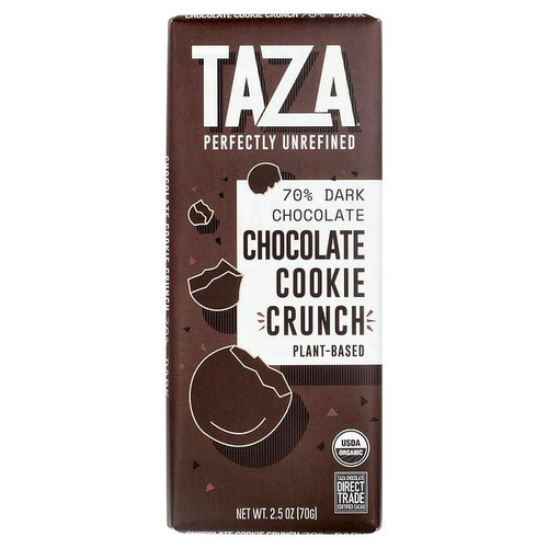 <img alt="Taza Chocolate, 70% Dark Chocolate, Chocolate Cookie Crunch, 2.5 oz (70 g)" title="Taza Chocolate, 70% Dark Chocolate, Chocolate Cookie Crunch, 2.5 oz (70 g),850033354287"