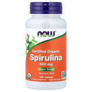 <img alt="Now Foods, Certified Organic Spirulina, 500 mg, 100 Tablets" title="Now Foods, Certified Organic Spirulina, 500 mg, 100 Tablets,733739026965"