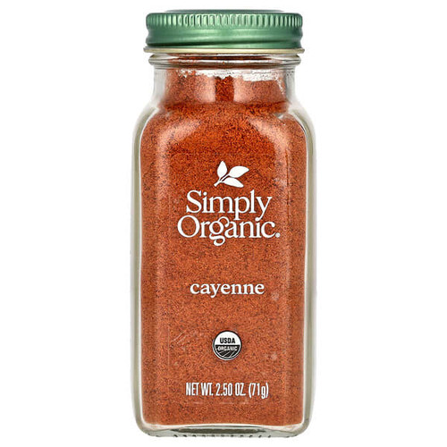 <img alt="Simply Organic, Cayenne, 2.5 oz (71 g)" title="Simply Organic, Cayenne, 2.5 oz (71 g),089836190796"