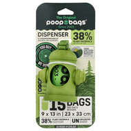 <img alt="Original Poop Bags, Bag Dispenser + Bags, Green, Unscented , 1 Dispenser, 15 Bags" title="Original Poop Bags, Bag Dispenser + Bags, Green, Unscented , 1 Dispenser, 15 Bags,864942000081"