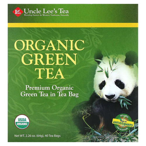 <img alt="Uncle Lees Tea, Organic Green Tea, 40 Tea Bags, 2.26 oz (64 g)" title="Uncle Lees Tea, Organic Green Tea, 40 Tea Bags, 2.26 oz (64 g),892241000167"
