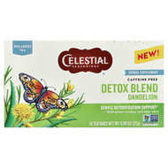 <img alt="Celestial Seasonings, Detox Blend, Dandelion, Caffeine Free, 16 Tea Bags, 0.96 oz (27 g)" title="Celestial Seasonings, Detox Blend, Dandelion, Caffeine Free, 16 Tea Bags, 0.96 oz (27 g),070734549946"