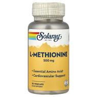 <img alt="Solaray, L-Methionine, 500 mg, 30 VegCaps" title="Solaray, L-Methionine, 500 mg, 30 VegCaps,076280049503"