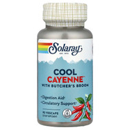 <img alt="Solaray, Cool Cayenne With Butchers Broom, 90 VegCaps" title="Solaray, Cool Cayenne With Butchers Broom, 90 VegCaps,076280081039"