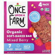 <img alt="Once Upon A Farm, Organic Soft-Baked Bar, Mixed Berry, 4 Bars, 1.2 oz (34 g) Each" title="Once Upon A Farm, Organic Soft-Baked Bar, Mixed Berry, 4 Bars, 1.2 oz (34 g) Each,810003512734"