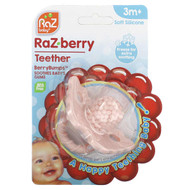 <img alt="RaZbaby, RaZ-berry Teether, 3 Months+, Pink, 1 Count" title="RaZbaby, RaZ-berry Teether, 3 Months+, Pink, 1 Count,857371000340"