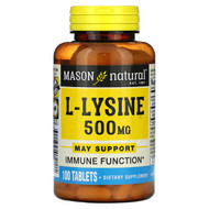 <img alt="Mason Natural, L-Lysine, 100 Tablets" title="Mason Natural, L-Lysine, 100 Tablets,311845072115"