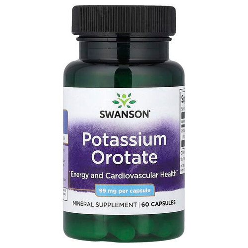 <img alt="Swanson Vitamins, Potassium Orotate, 99 mg, 60 Capsules" title="Swanson Vitamins, Potassium Orotate, 99 mg, 60 Capsules,087614026589"