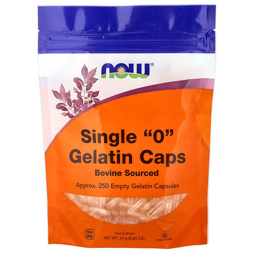 <img alt="Now Foods, Single "0" Gelatin Caps, Approx. 250 Empty Gelatin Capsules, 0.85 oz (24 g)" title="Now Foods, Single "0" Gelatin Caps, Approx. 250 Empty Gelatin Capsules, 0.85 oz (24 g),733739051561"