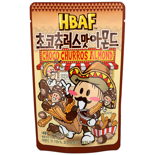 <img alt="HBAF, Choco Churros Almond, 120 g" title="HBAF, Choco Churros Almond, 120 g,8809617949007"