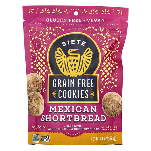 <img alt="Siete, Grain Free Cookies, Mexican Shortbread , 4.5 oz (127.6 g)" title="Siete, Grain Free Cookies, Mexican Shortbread , 4.5 oz (127.6 g),851769007973"