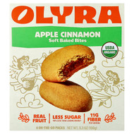 <img alt="Olyra, Soft Baked Bites, Apple Cinnamon, 4 On-The-Go Packs, 5.3 oz  (150 g)" title="Olyra, Soft Baked Bites, Apple Cinnamon, 4 On-The-Go Packs, 5.3 oz  (150 g),819019020660"