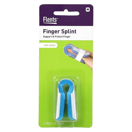 <img alt="Flents, Finger Splint, Two Sided, Medium, 1 Count" title="Flents, Finger Splint, Two Sided, Medium, 1 Count,025715696232"