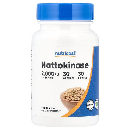 <img alt="Nutricost, Nattokinase, 2,000 FU, 30 Capsules" title="Nutricost, Nattokinase, 2,000 FU, 30 Capsules,810139574286"