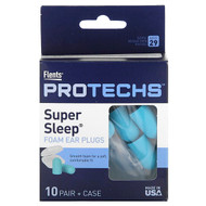 <img alt="Flents, Protechs, Super Sleep, Foam Ear Plugs, 10 Pair + Case" title="Flents, Protechs, Super Sleep, Foam Ear Plugs, 10 Pair + Case,025715684055"