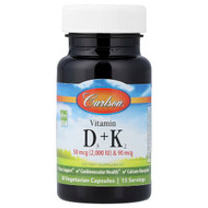 <img alt="Carlson, Vitamins D3 + K2, 30 Vegetarian Capsules" title="Carlson, Vitamins D3 + K2, 30 Vegetarian Capsules,088395106002"
