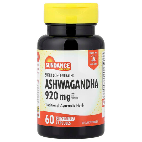 <img alt="Sundance Vitamins, Super Concentrated Ashwagandha, 60 Quick Release Capsules (460 mg per Capsule)" title="Sundance Vitamins, Super Concentrated Ashwagandha, 60 Quick Release Capsules (460 mg per Capsule),840093140494"