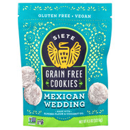 <img alt="Siete, Grain Free Cookies, Mexican Wedding, 4.5 oz (127.6 g)" title="Siete, Grain Free Cookies, Mexican Wedding, 4.5 oz (127.6 g),851769007966"