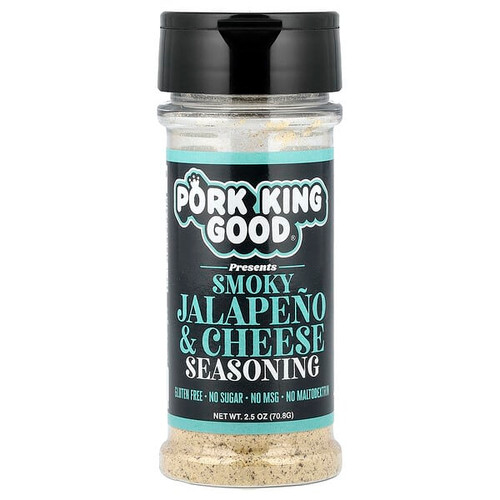<img alt="Pork King Good, Smoky Jalapeno & Cheese Seasoning, 2.5 oz (70.8 g)" title="Pork King Good, Smoky Jalapeno & Cheese Seasoning, 2.5 oz (70.8 g),850008538636"