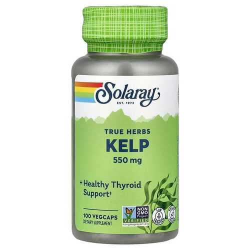 <img alt="Solaray, True Herbs, Kelp, 100 Vegcaps" title="Solaray, True Herbs, Kelp, 100 Vegcaps,076280013658"