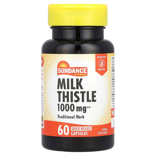 <img alt="Sundance Vitamins, Milk Thistle, 1,000 mg, 60 Quick Release Capsules" title="Sundance Vitamins, Milk Thistle, 1,000 mg, 60 Quick Release Capsules,840093102621"