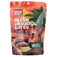 <img alt="Natural Delights, Fresh Medjool Dates, Whole, 8 oz (227 g)" title="Natural Delights, Fresh Medjool Dates, Whole, 8 oz (227 g),097923000965"