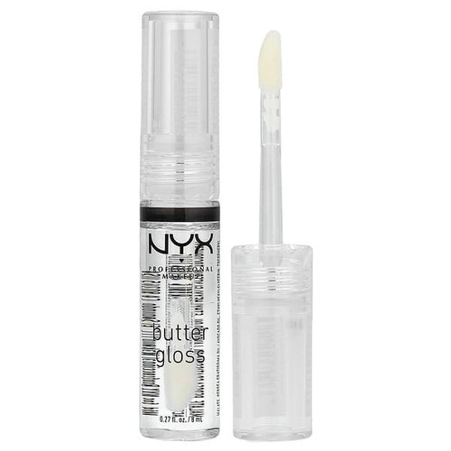 <img alt="NYX Professional Makeup, Butter Gloss, Lip Gloss, 54 Sugar Glass, 0.27 oz (8 ml)" title="NYX Professional Makeup, Butter Gloss, Lip Gloss, 54 Sugar Glass, 0.27 oz (8 ml),800897226596"
