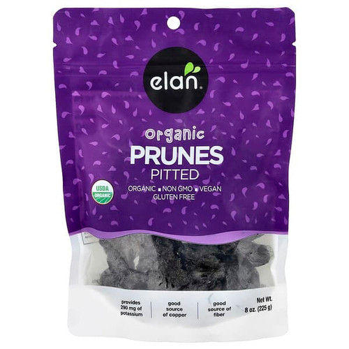 <img alt="Elan, Organic Prunes, Pitted, 8 oz (225 g)" title="Elan, Organic Prunes, Pitted, 8 oz (225 g),805509080450"