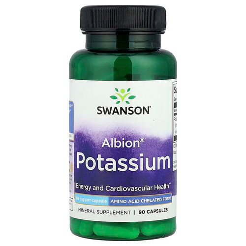 <img alt="Swanson Vitamins, Albion Potassium, 99 mg, 90 Capsules" title="Swanson Vitamins, Albion Potassium, 99 mg, 90 Capsules,087614020693"