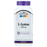 <img alt="21st Century, L-Lysine, 1,000 mg, 90 Tablets" title="21st Century, L-Lysine, 1,000 mg, 90 Tablets,740985280638"