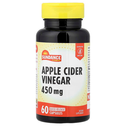 <img alt="Sundance Vitamins, Apple Cider Vinegar, 450 mg, 60 Quick Release Capsules" title="Sundance Vitamins, Apple Cider Vinegar, 450 mg, 60 Quick Release Capsules,840093105769"