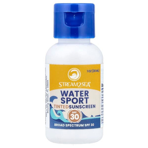 <img alt="Stream2Sea, Water Sport Tinted Sunscreen, SPF 30, 1 oz (30 ml)" title="Stream2Sea, Water Sport Tinted Sunscreen, SPF 30, 1 oz (30 ml),851061006209"