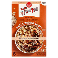 <img alt="Bobs Red Mill, Instant Oatmeal, Whole Grain, Maple Brown Sugar, 6 Packets, 1.59 oz (45 g) Each" title="Bobs Red Mill, Instant Oatmeal, Whole Grain, Maple Brown Sugar, 6 Packets, 1.59 oz (45 g) Each,039978004888"
