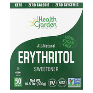 <img alt="Health Garden, All-Natural Erythritol Sweetener, 50 Packets, 0.21 oz (6 g) Each" title="Health Garden, All-Natural Erythritol Sweetener, 50 Packets, 0.21 oz (6 g) Each,850011986325"
