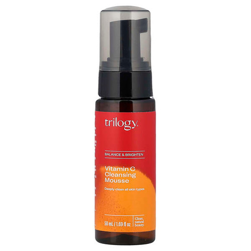 <img alt="Trilogy, Vitamin C Cleansing Mousse, 1.69 fl oz (50 ml)" title="Trilogy, Vitamin C Cleansing Mousse, 1.69 fl oz (50 ml),9421034382701"