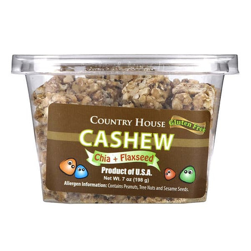 <img alt="Country House, Cashew, Chia + Flaxseed , 7 oz (198 g)" title="Country House, Cashew, Chia + Flaxseed , 7 oz (198 g),642526681778"