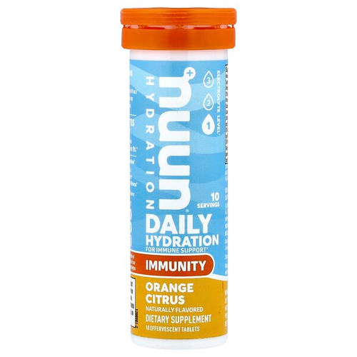 <img alt="Nuun, Daily Hydration, Immune, Orange Citrus, 10 Effervescent Tablets" title="Nuun, Daily Hydration, Immune, Orange Citrus, 10 Effervescent Tablets,811660022048"