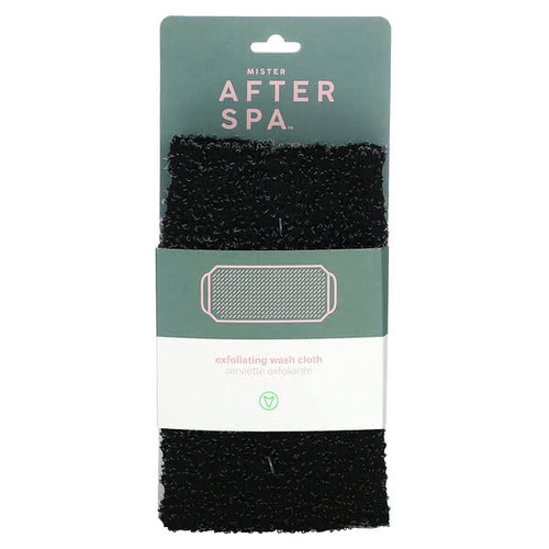 <img alt="AfterSpa, Exfoliating Wash Cloth, Black, 1 Wash Cloth" title="AfterSpa, Exfoliating Wash Cloth, Black, 1 Wash Cloth,741021003532"